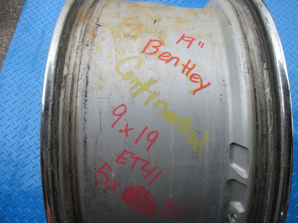 19" Bentley Flying Spur GT GTC chrome wheel rim