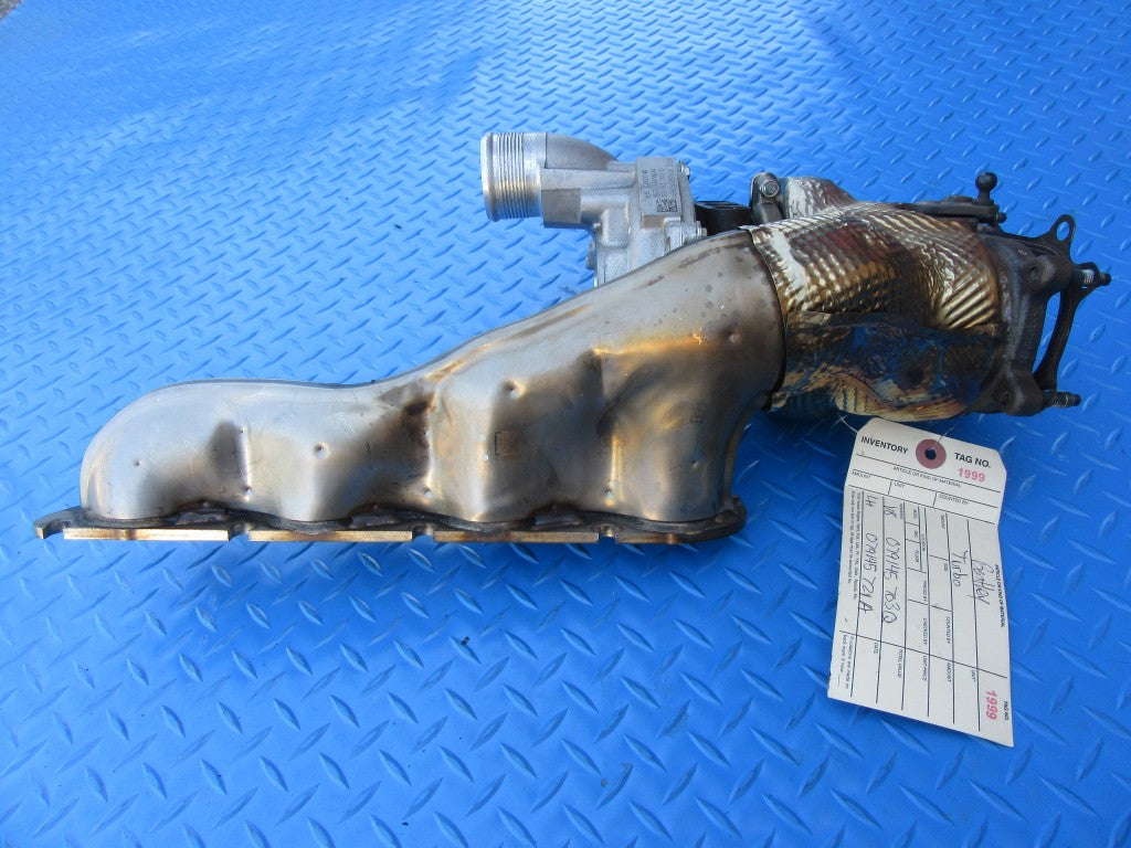 Bentley Continental Flying Spur GT GTC V8 left turbo with manifold #1999