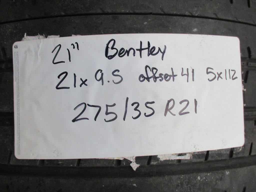 21" Bentley Flying Spur rim tire wheel