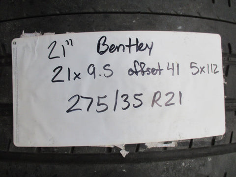 21" Bentley Flying Spur rim tire wheel