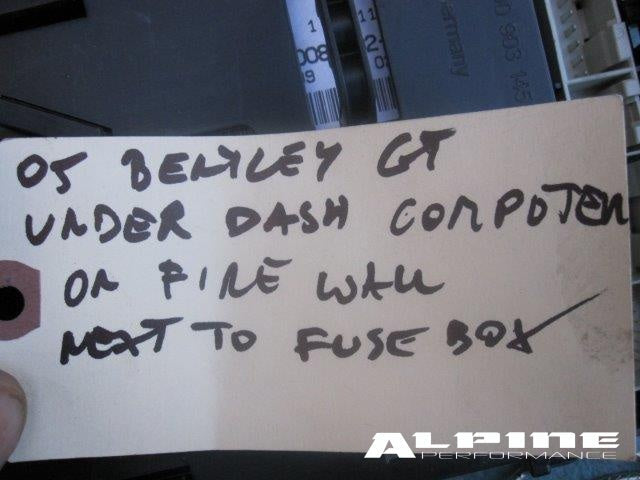 Bentley Continental GT Control unit / Ecu / Computer