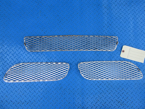 Bentley Continental GT GTC front bumper metal grilles 3pc #2587