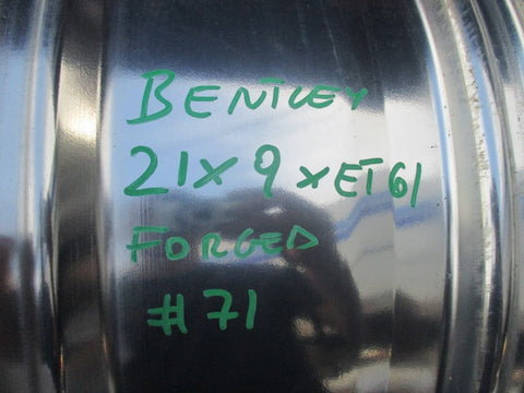 21" Bentley Mulsanne wheel rim #5497
