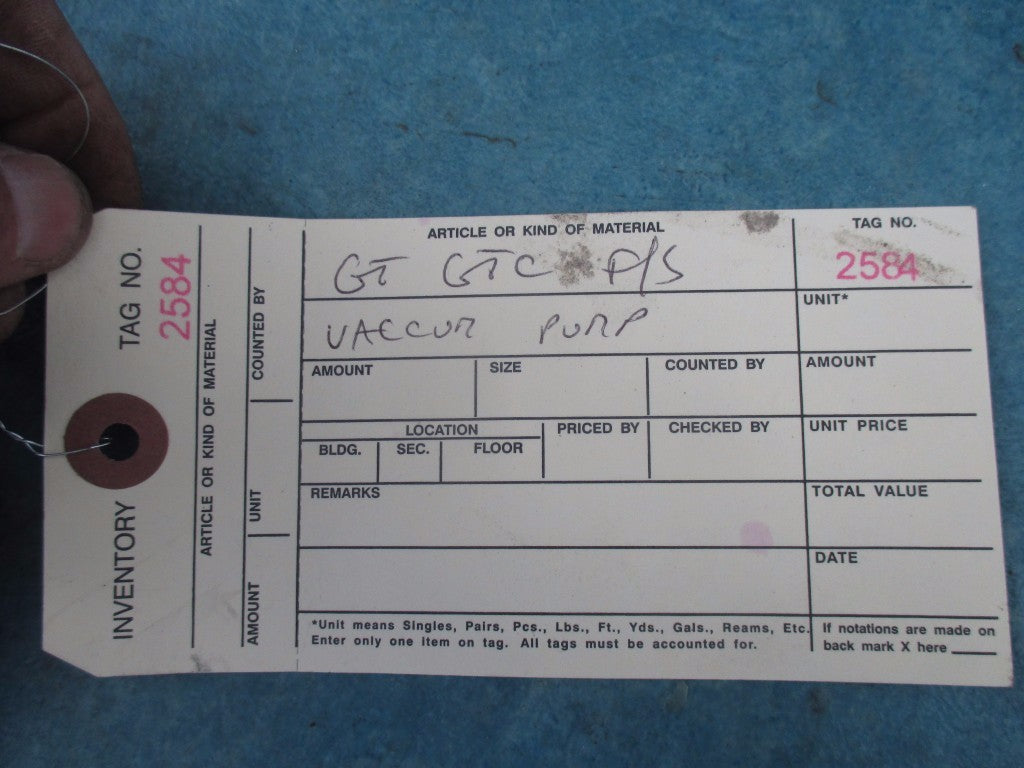 Bentley Continental GT GTC Flying Spur vacuum brake pump
