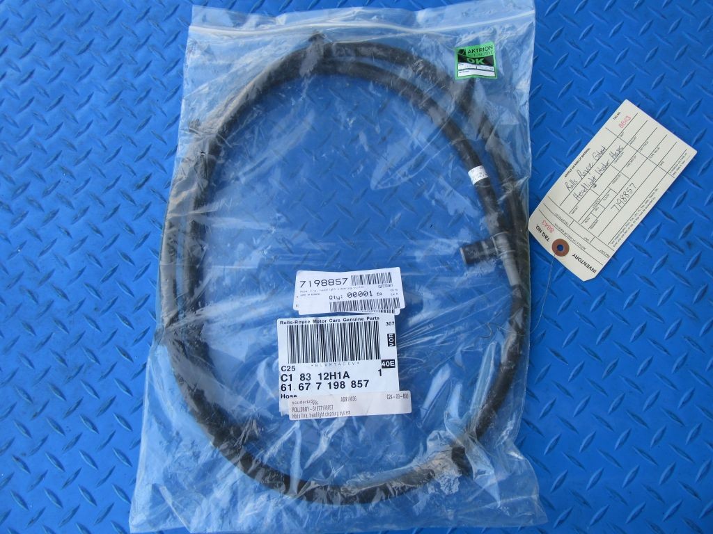 Rolls Royce Ghost Wraith headlight washer fluid pipe hose #8843