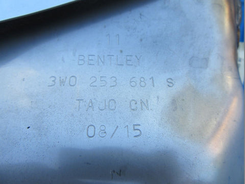 Bentley Continental Gt Gtc left driver side exhaust tip #1927