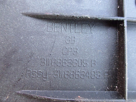 Bentley Continental Gt Flying Spur Gtc front left side trim panel black