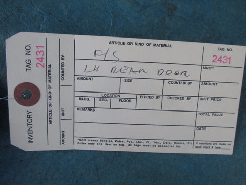 Bentley Flying Spur left rear door B pillar moulding trim used