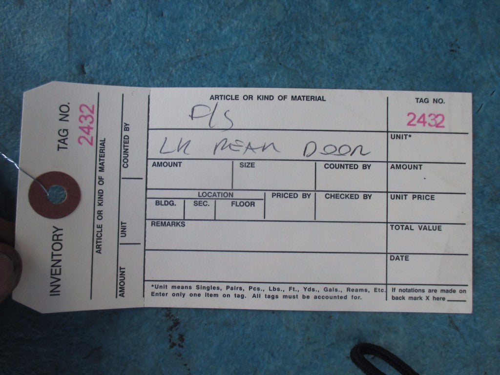 Bentley Flying Spur left rear door B pillar moulding trim oem