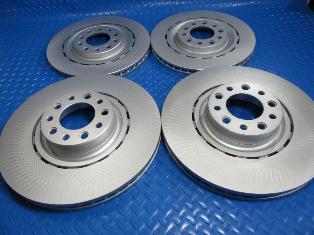 Bentley Mulsanne front rear brake rotors #6743 TopEuro PREMIUM QUALITY