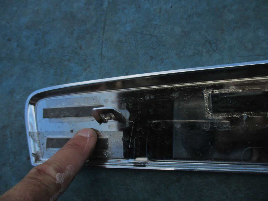 Rolls Royce Ghost trunk lid boot finishing plate trim