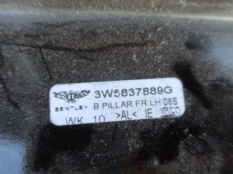Bentley Continental Flying Spur left front door B pillar moulding trim