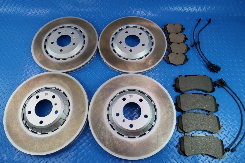 Bentley Bentayga front rear brake pads and rotors TopEuro #11381