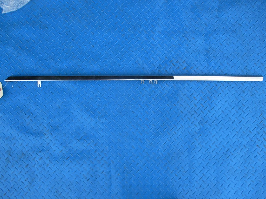 Bentley Flying Spur front left door window lower chrome trim moulding #5154