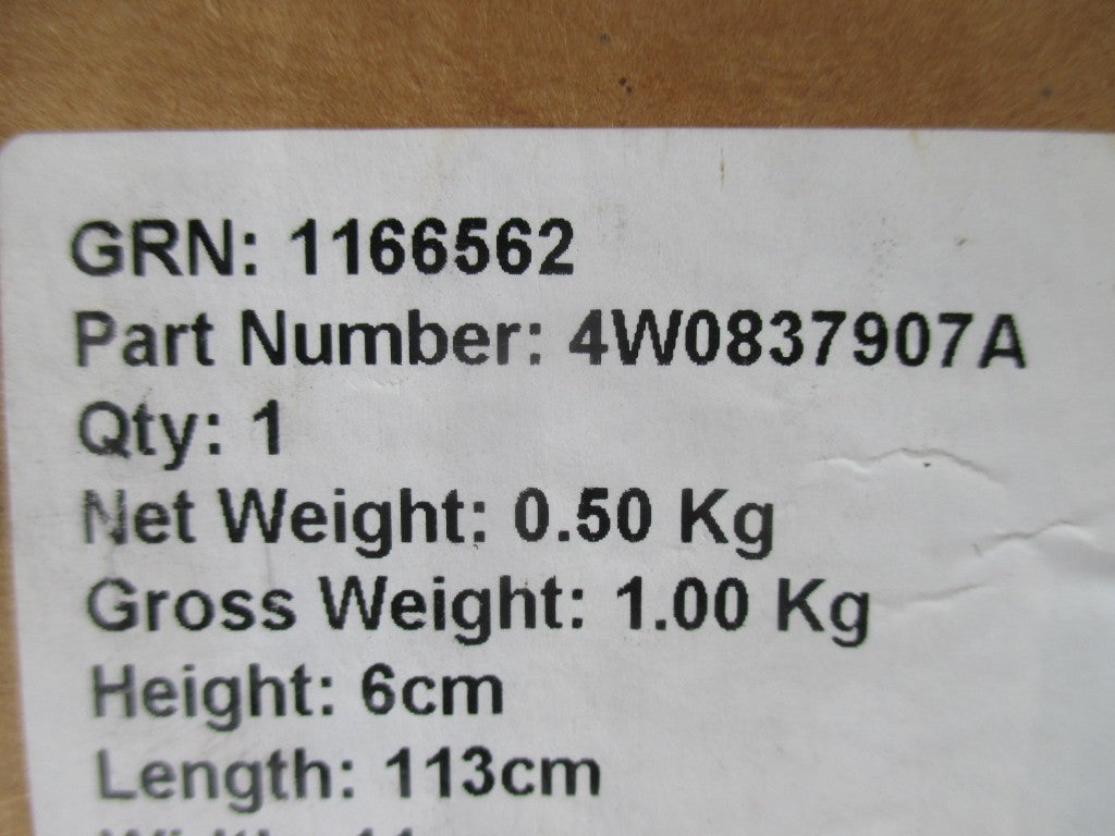 Bentley Flying Spur front left door window lower chrome trim moulding #5154