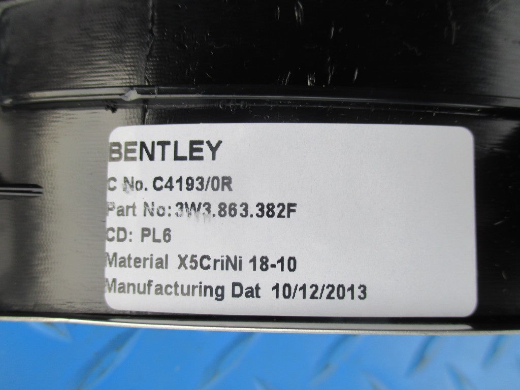 Bentley GT GTC right door sill scuff plate #5459