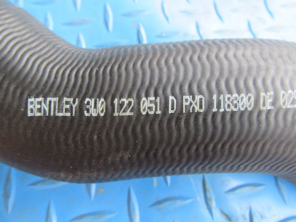 Bentley Flying Spur GT GTC radiator coolant hose with quick release coupling #7884