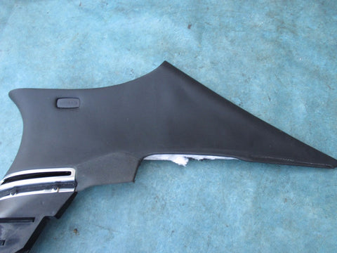Bentley Continental Flying Spur left rear seat trim molding  panel black