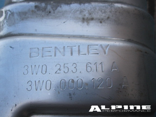 Bentley Continental GT exhaust
